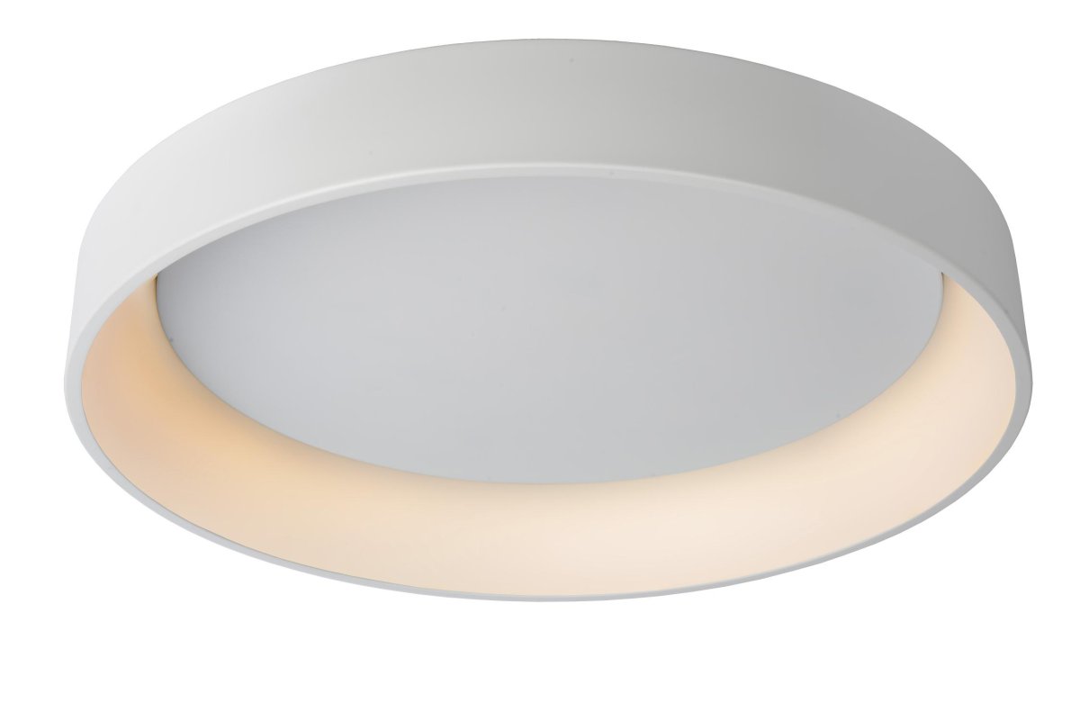Talowe Led Ø80 Hvit plafond Fra Lucide - Og et tips: koble den til en dimmer for å skape en enda koseligere atmosfære.