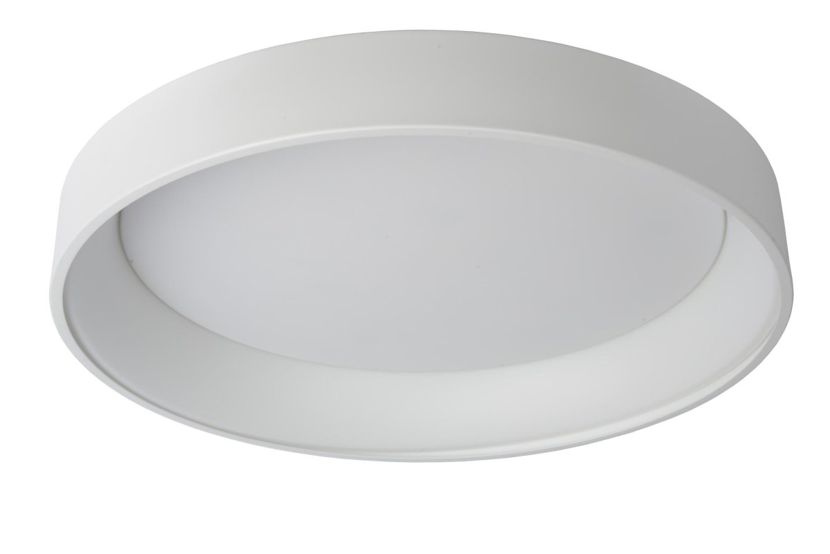 Talowe Led Ø80 Hvit plafond Fra Lucide - Og et tips: koble den til en dimmer for å skape en enda koseligere atmosfære.