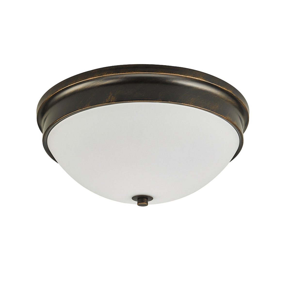 Zoom bilde av Balder Ø32 Svart gull plafond Fra Oriva - Med sin antikkinspirerte ramme i sort/gull finish og den hvite glassdiffusoren gir den et mykt og behagelig lys som passer perfekt i ethvert rom.