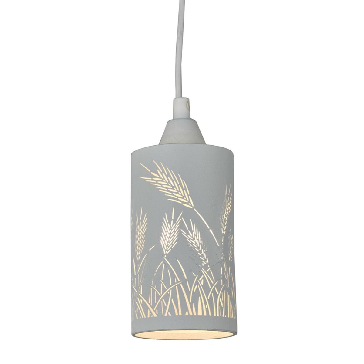 Ax Ø8 Hvit vinduslampe Fra Oriva - Den hvite overflaten kombinert med den varme gl&oslash;den gir en subtil, men effektiv f&oslash;lelse, perfekt for &aring; sette stemningen i b&aring;de kj&oslash;kken, spisestue og stue.