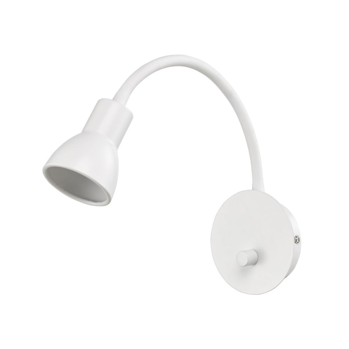 Saga Hvit leselampe Fra Oriva - Denne moderne og stilige vegglampen i hvit finish er perfekt som nattbordslampe eller aksentbelysning i hjemmet.