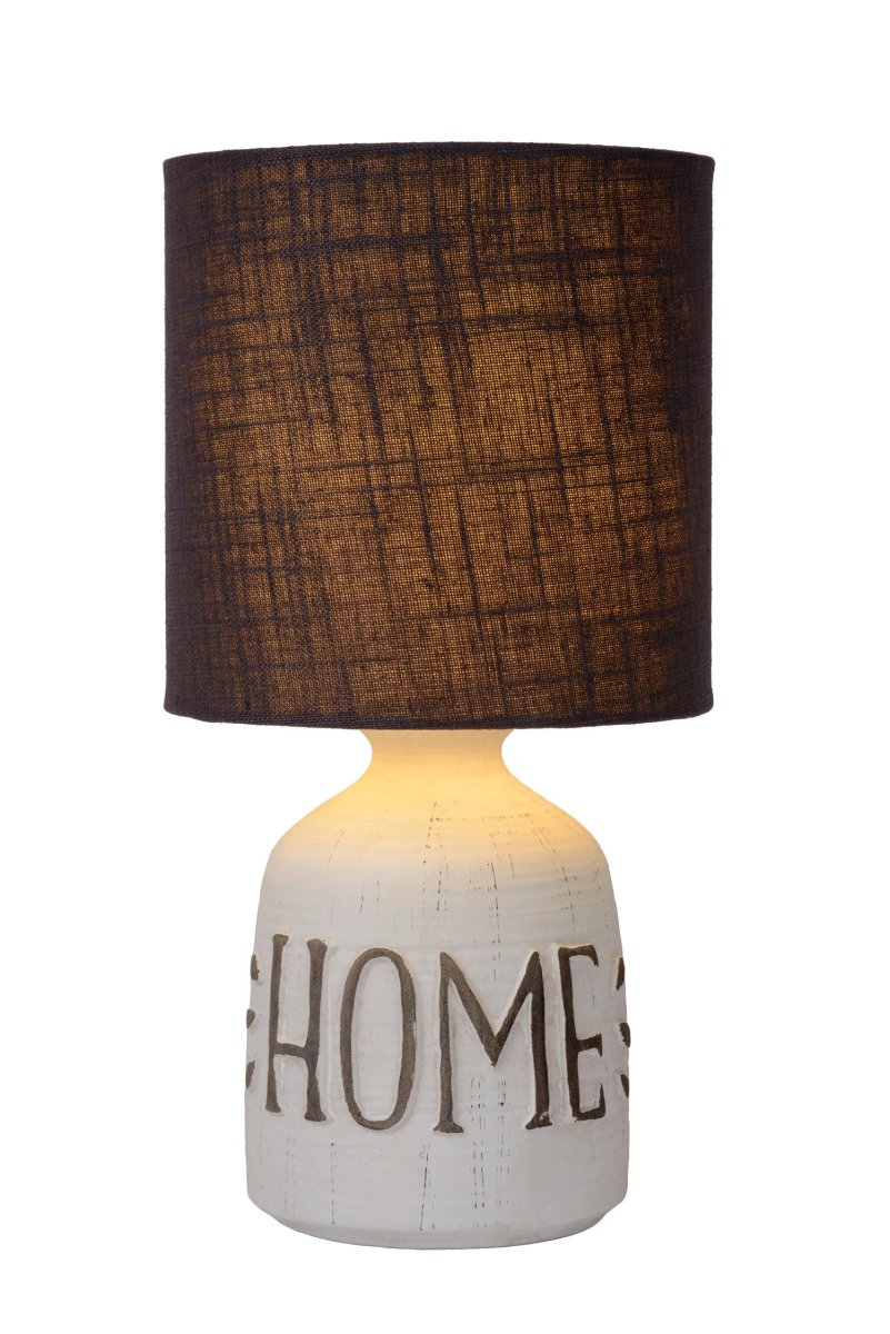 Cosby 32cm Hvit bordlampe Fra Lucide - Cosby garanterer en varm atmosfære og forvandler stuen din til en stilig oase.
