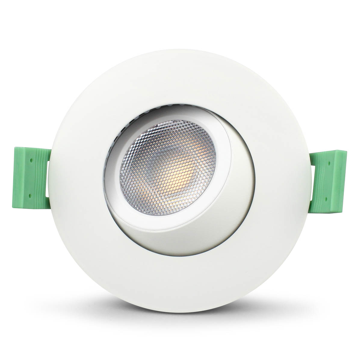 Sanna 230V 3000-4000K Hvit Fra Llitt - Denne spotlighten har en lysstyrke p&aring; litt over 520 lumen og en justerbar fargetemperatur p&aring; 3000K/4000K.