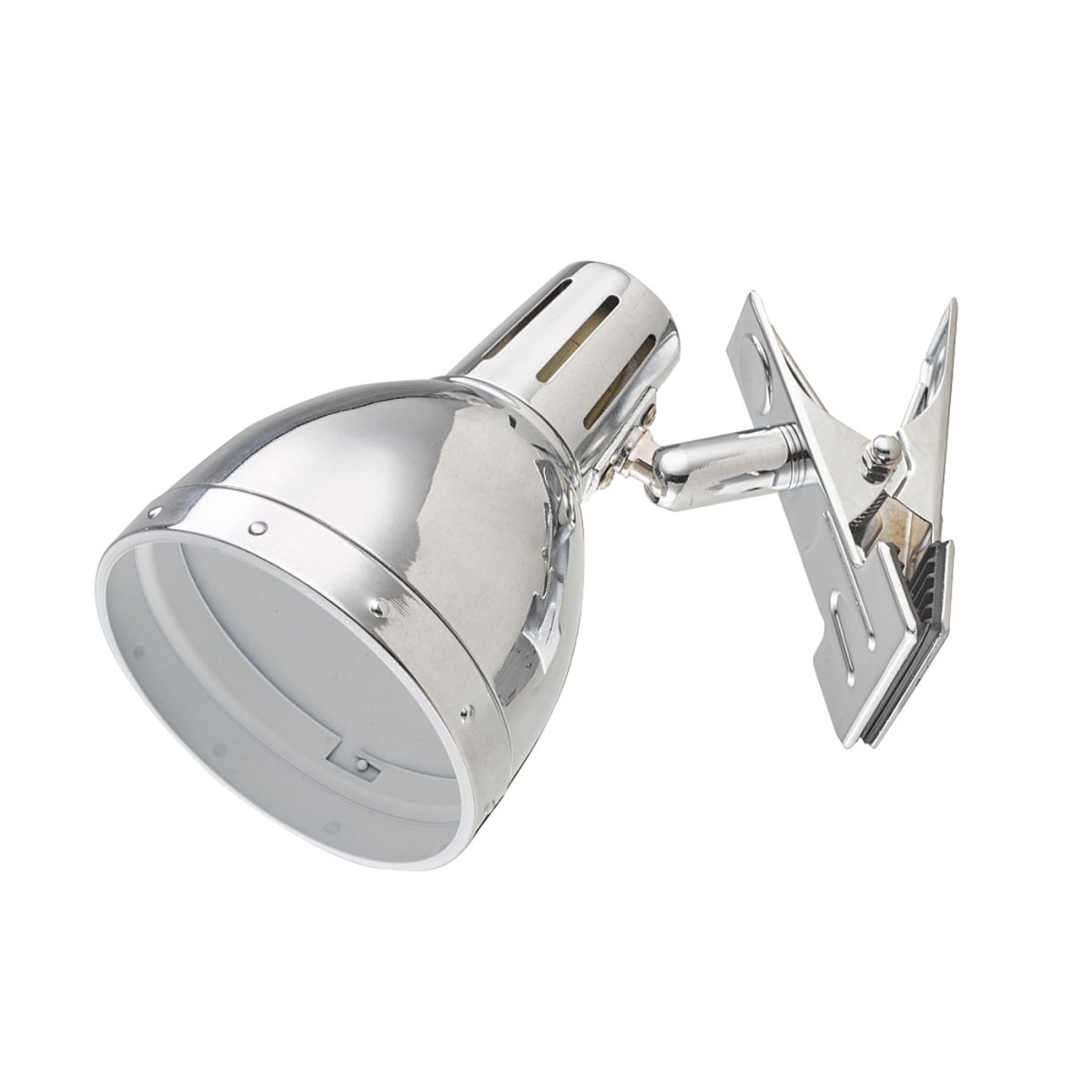 Klämma Krom klemmelampe Fra Oriva - Klamma-lampen i metall med kromfinish er en fleksibel belysningsløsning.