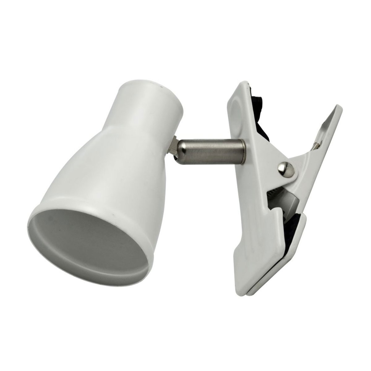 Zoom bilde av Tove Hvit klemmelampe Fra Oriva - Perfekt som skrivebordslampe eller nattbord takket være limet som gir fleksibel og enkel montering.