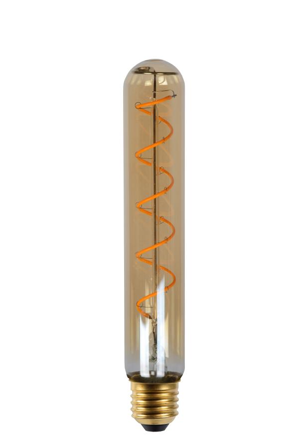 E27 Rørlampe 20cm 4,9W Fra Lucide - LED-lampen har de energieffektive egenskapene til en lavenergilampe og det stilige vintage-utseendet til en gammel lysp&aelig;re.