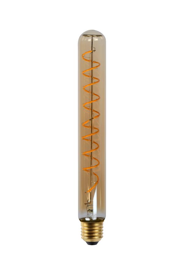 E27 Rørlampe 25cm 4,9W Fra Lucide - LED-lampen har de energieffektive egenskapene til en lavenergilampe og det stilige vintage-utseendet til en gammel lysp&aelig;re.