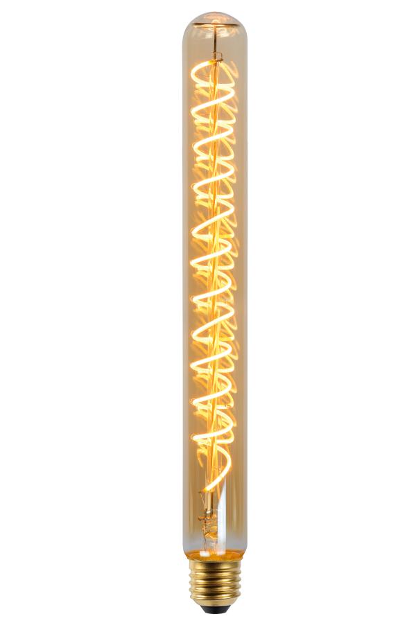 E27 Rørlampe 30cm 4,9W Fra Lucide - LED-lampen har de energieffektive egenskapene til en lavenergilampe og det stilige vintage-utseendet til en gammel lysp&aelig;re.