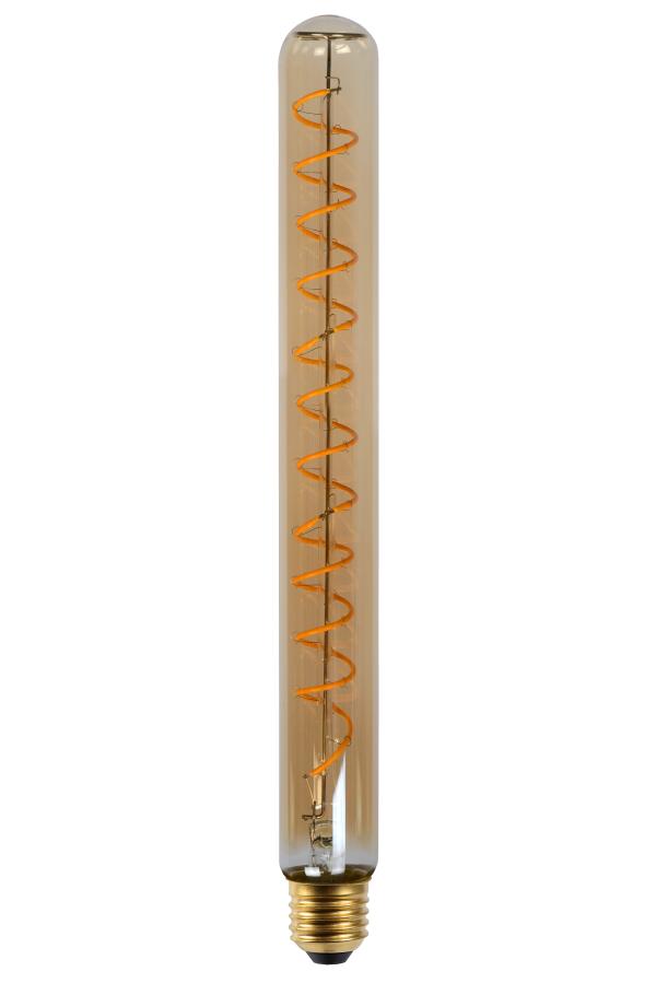 E27 Rørlampe 30cm 4,9W Fra Lucide - LED-lampen har de energieffektive egenskapene til en lavenergilampe og det stilige vintage-utseendet til en gammel lysp&aelig;re.