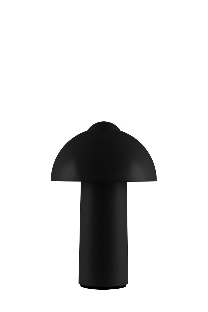 Buddy 25cm Svart bærbar Fra Globen Lighting - Den er IP44-klassifisert og er derfor ideell for b&aring;de innend&oslash;rs og utend&oslash;rs bruk, men b&oslash;r oppbevares innend&oslash;rs n&aring;r den ikke er i bruk.