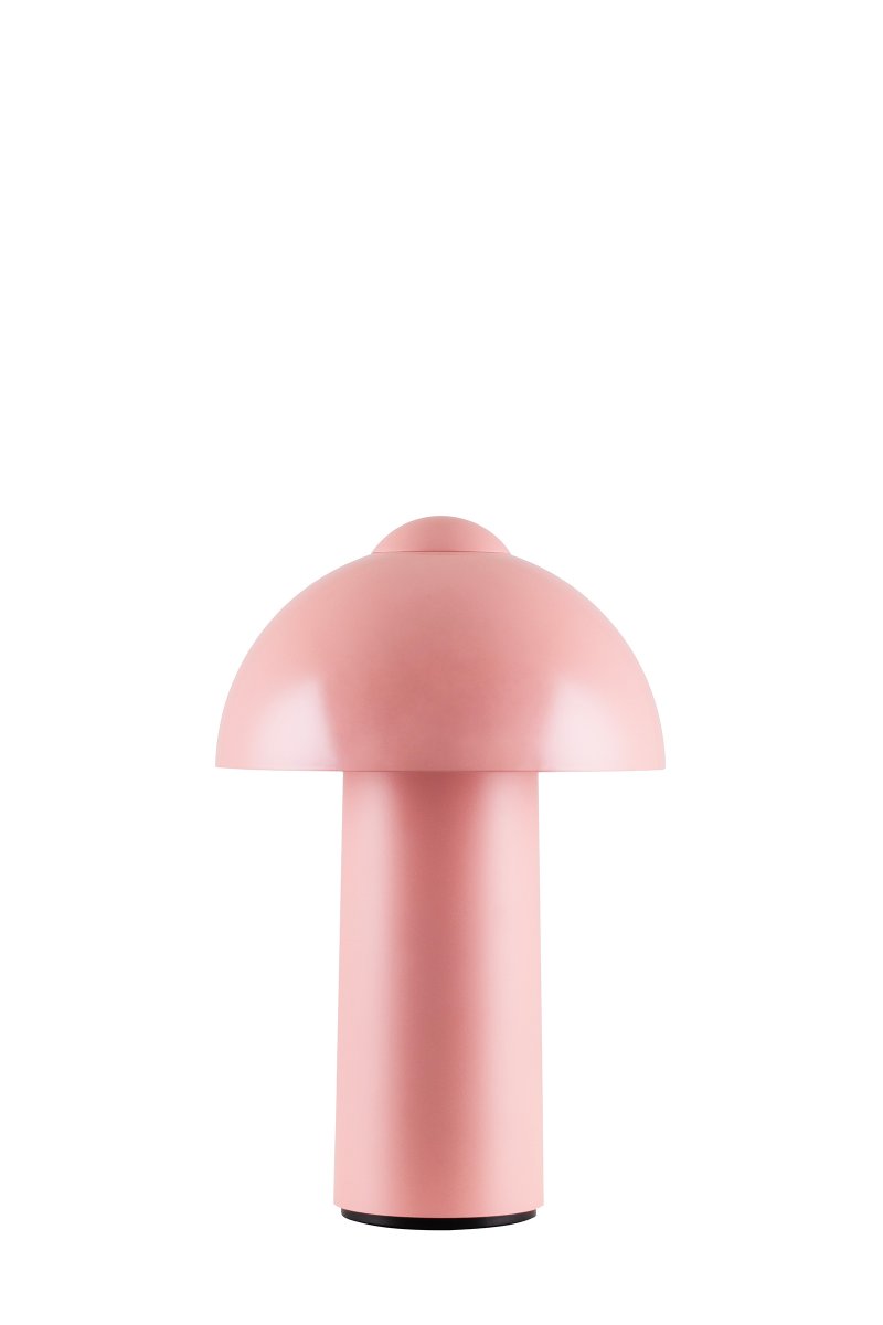Buddy 25cm Rosa bærbar Fra Globen Lighting - Den er IP44-klassifisert og er derfor ideell for b&aring;de innend&oslash;rs og utend&oslash;rs bruk, men b&oslash;r oppbevares innend&oslash;rs n&aring;r den ikke er i bruk.