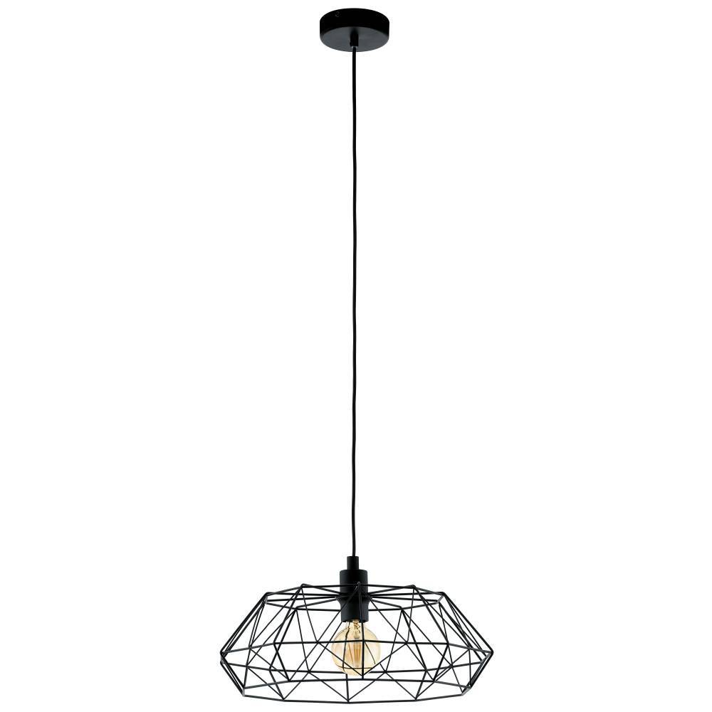 Carlton Ø45 Svart Taklampe Fra Eglo - Det stilige og minimalistiske designet gjør lampen til et perfekt valg for de som ønsker en trendy og funksjonell belysningsløsning i hjemmet.