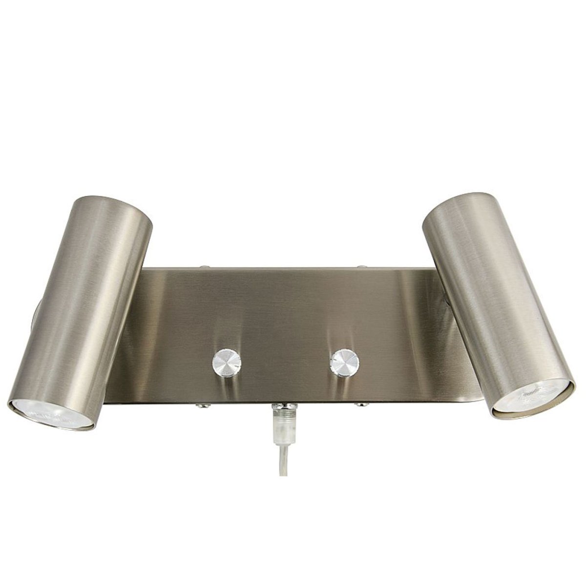 Mini II sateng nikkel leselampe Fra Oriva - Mini II metallvegglampe med sateng nikkel finish er en praktisk og stilig belysningsløsning.