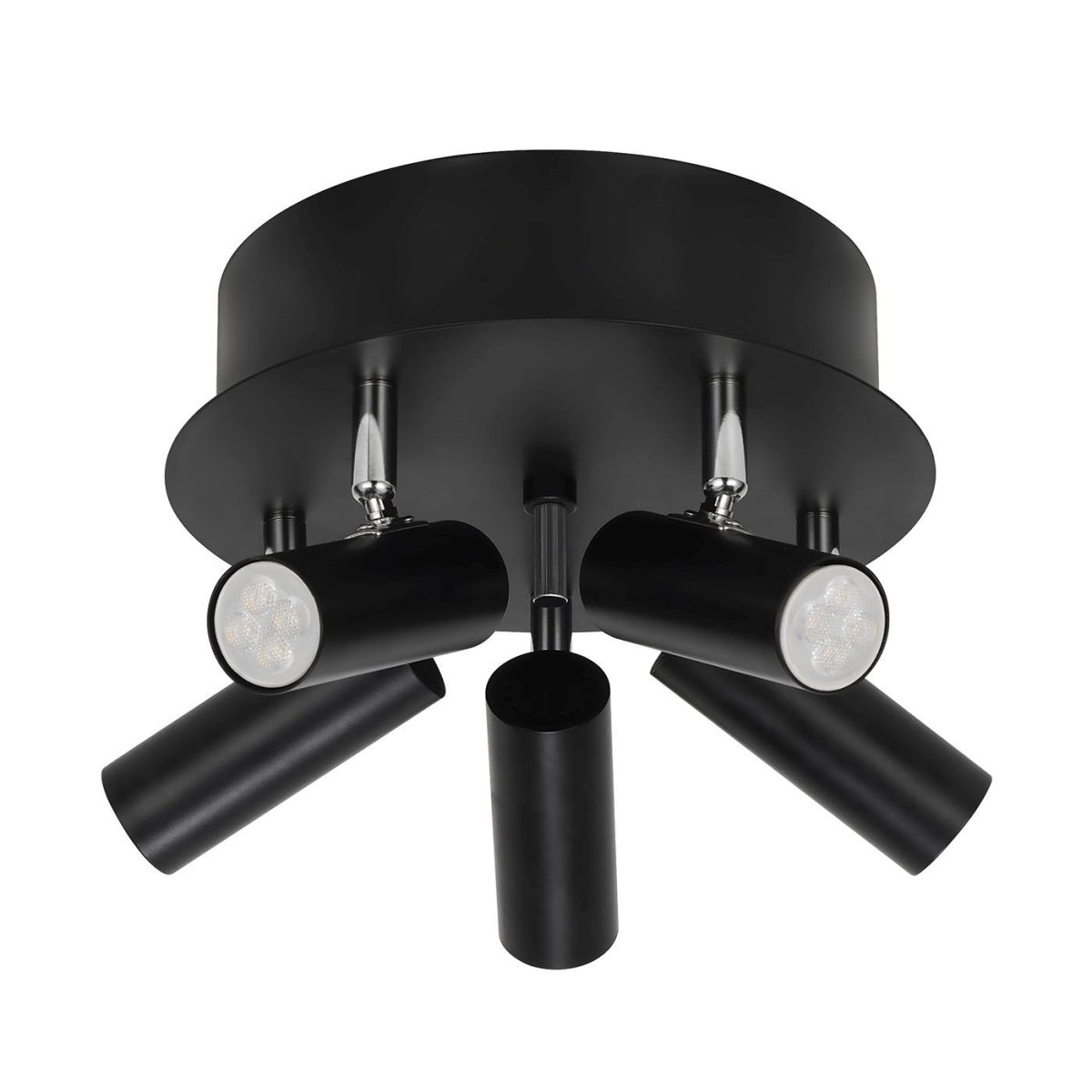 Zoom bilde av Mini 5 Svart spotlight Fra Oriva - Perfekt for å lyse opp ulike deler av et rom, og med sitt rene design passer det både moderne og klassisk interiør.