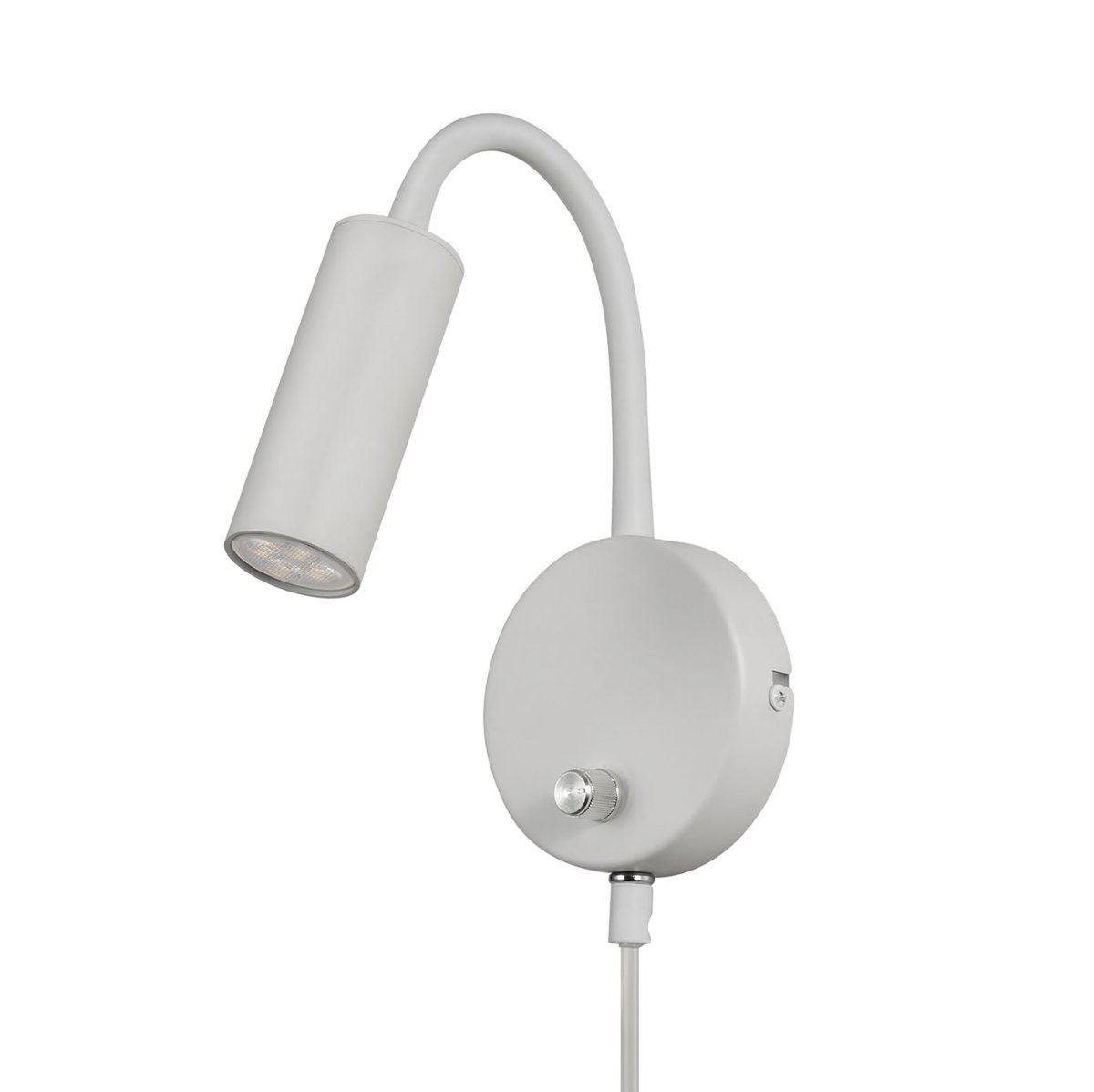 Mini Flex Hvit leselampe Fra Oriva - Mini flex vegglampe i hvit utførelse er perfekt som leselampe eller aksentbelysning i hjemmet.