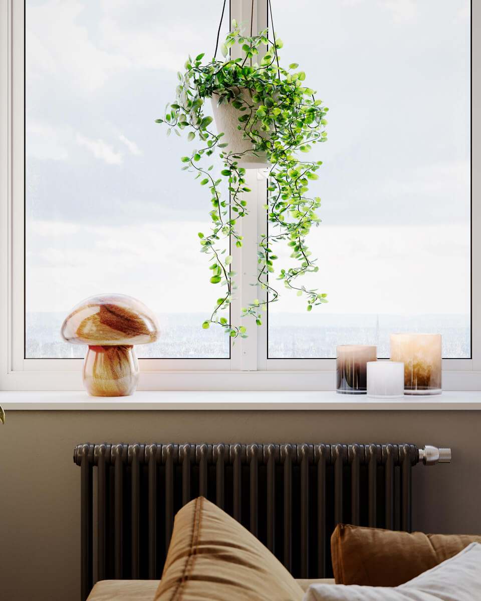 Mira Mushroom 30cm Natur bordlampe Fra By Rydéns - Lampen er ikke bare en funksjonell lyskilde, men ogs&aring; en kunstnerisk detalj som fremhever interi&oslash;ret ditt med sitt naturinspirerte design og h&aring;ndlagde kvalitet.