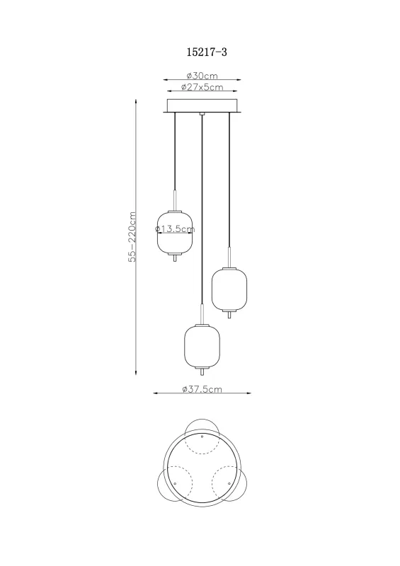 Ewald Ø38 Messing Taklampe Fra Globo Lighting - &nbsp;Lampan &auml;r tillverkad av en exklusiv kombination av m&auml;ssing, mattsvart metall och opalglas, vilket ger en sofistikerad och harmonisk k&auml;nsla.