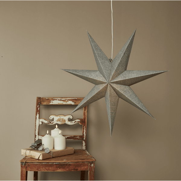 Cotton Ø60 Grønn Fra Star Trading - Pynt til advent, og den gir en fin julestjerne.