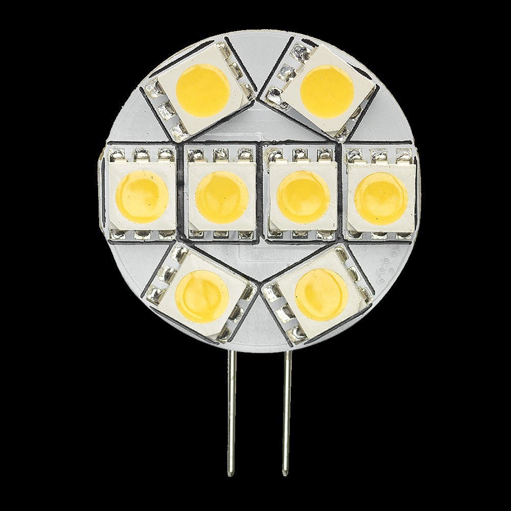 LED G4 10-30V 1,1W 2500K dimbar Hvit Fra Unison - LED G4 10-30V 1,1W er en kompakt og energieffektiv lyskilde med varmt lys p&aring;; 2500K og dimbar funksjon.