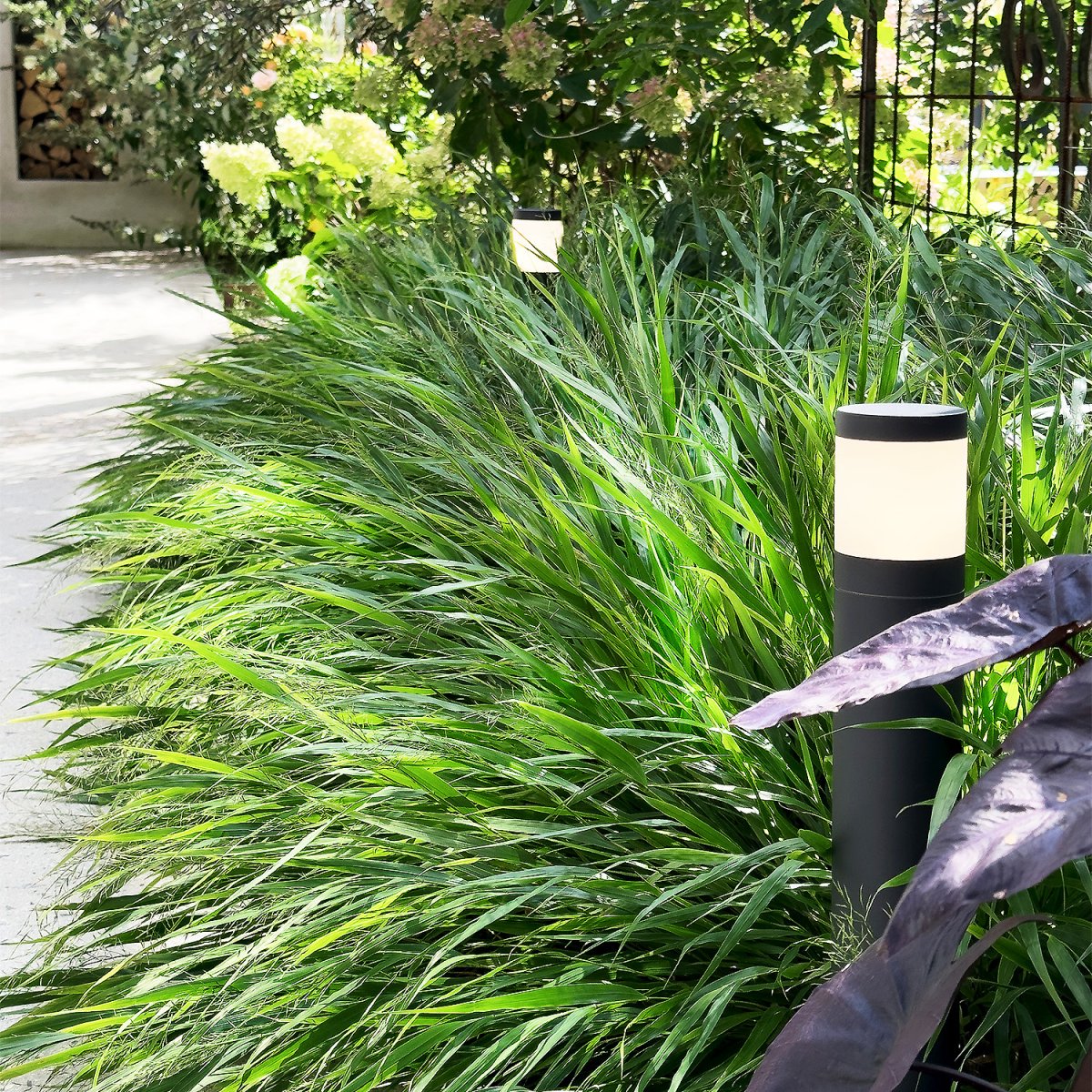 Polly Mørk grå Fra Lightson - Pullerten Polly er en stilig aluminiumspullert som kan brukes langs korridorer og innkjørsler, samt som markeringslys ved for eksempel ganger og porter.