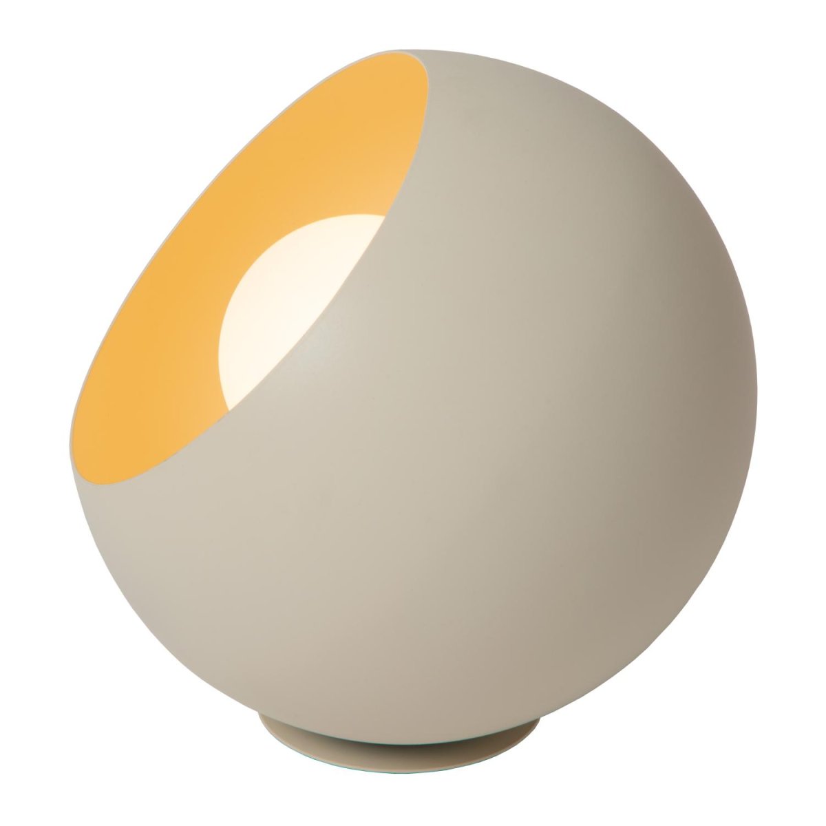 Doredos 20cm Krem bordlampe Fra Lucide - Denne sf&aelig;riske bordlampen er laget av st&aring;l av h&oslash;y kvalitet og fungerer best med en opal lyskilde som avgir en varm hvit gl&oslash;d, som f&aring;r Doredos til &aring; skinne p&aring; sitt sterkeste.