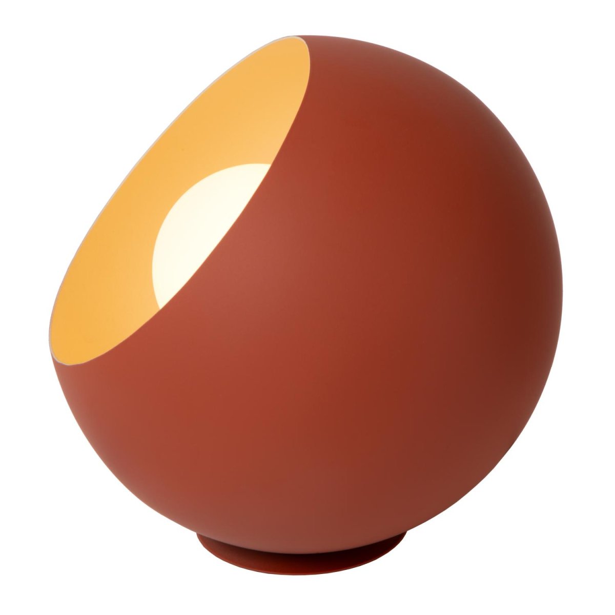 Doredos 20cm Terrakotta bordlampe Fra Lucide - Denne sf&aelig;riske bordlampen er laget av st&aring;l av h&oslash;y kvalitet og fungerer best med en opal lyskilde som avgir en varm hvit gl&oslash;d, som f&aring;r Doredos til &aring; skinne p&aring; sitt sterkeste.