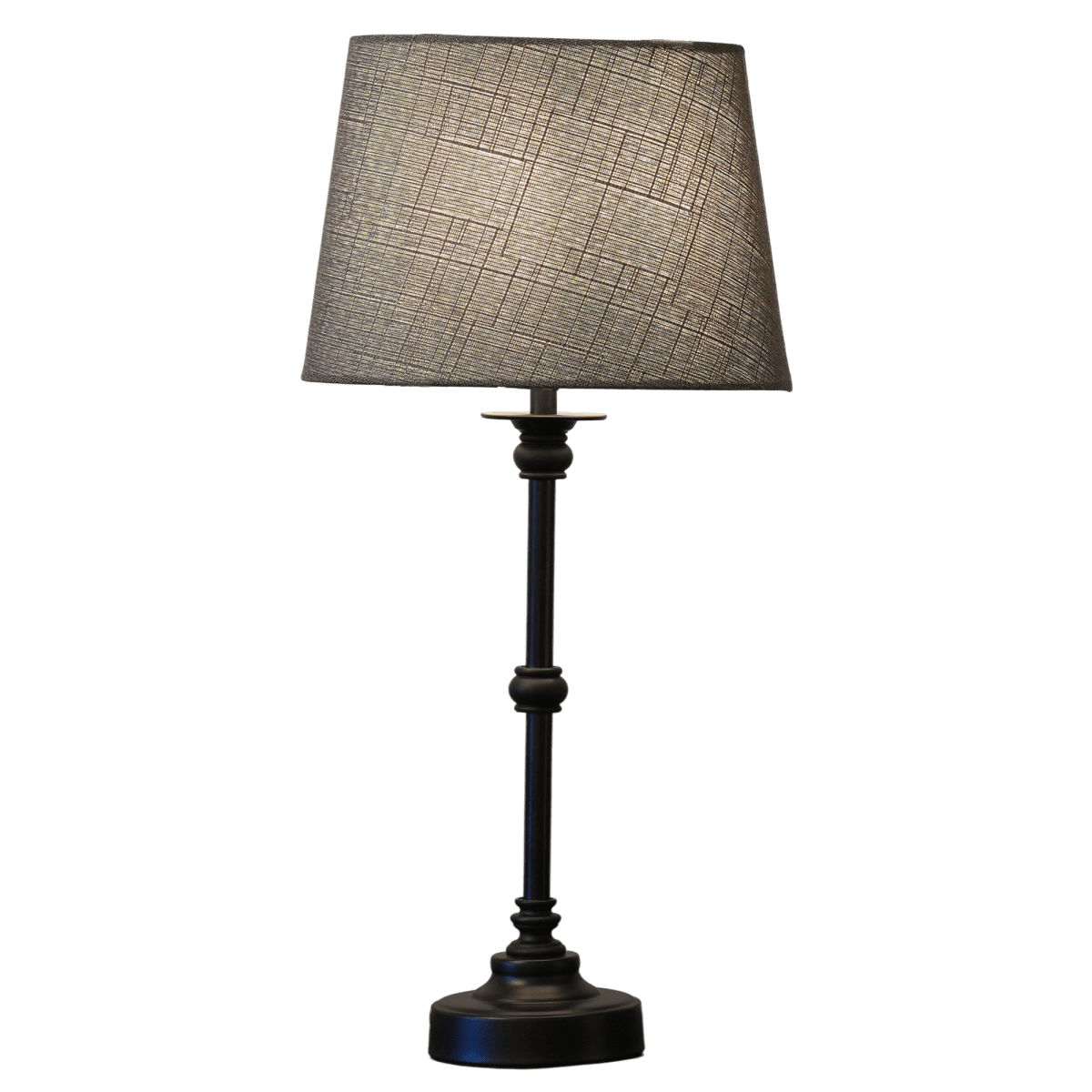 Axel Mini 50cm Svart bordlampe Fra Lampan - Axel mini er en stilig bordlampe med et klassisk uttrykk og dekorative detaljer.