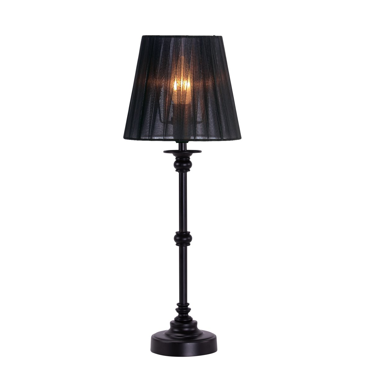 Axel Mini 48cm Svart bordlampe Fra Pixie Design - Axel er en elegant bordlampe med klassiske former.