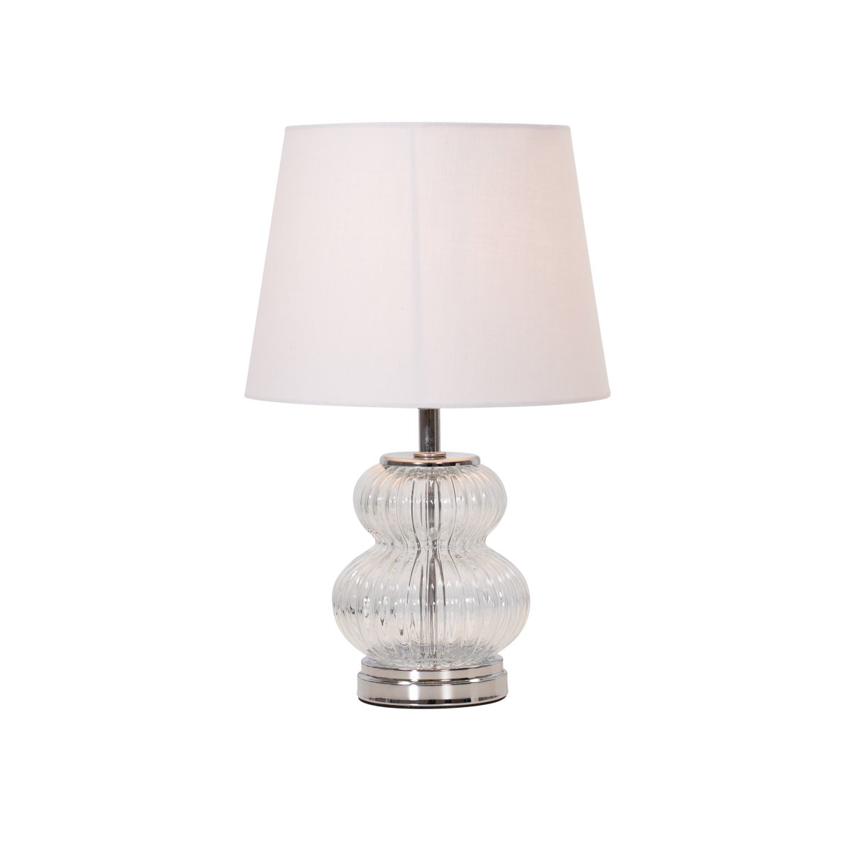 Miriam 34cm Hvit bordlampe Fra Pixie Design - Lys opp hjemmet ditt med stil og funksjonalitet ettersom nyskapende design og eksepsjonell belysning skaper den ultimate atmosfæren i rommet!