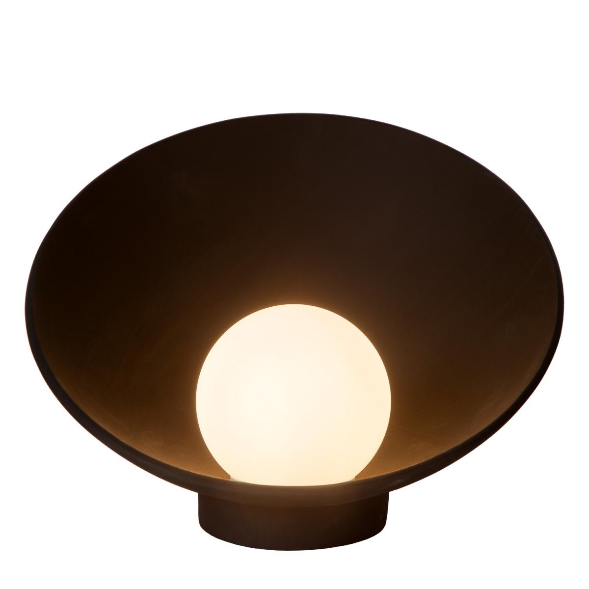 Raynell 26cm Svart vegglampe Fra Lucide - Raynell ligner en unik perle som noen ganger finnes i &oslash;sters.