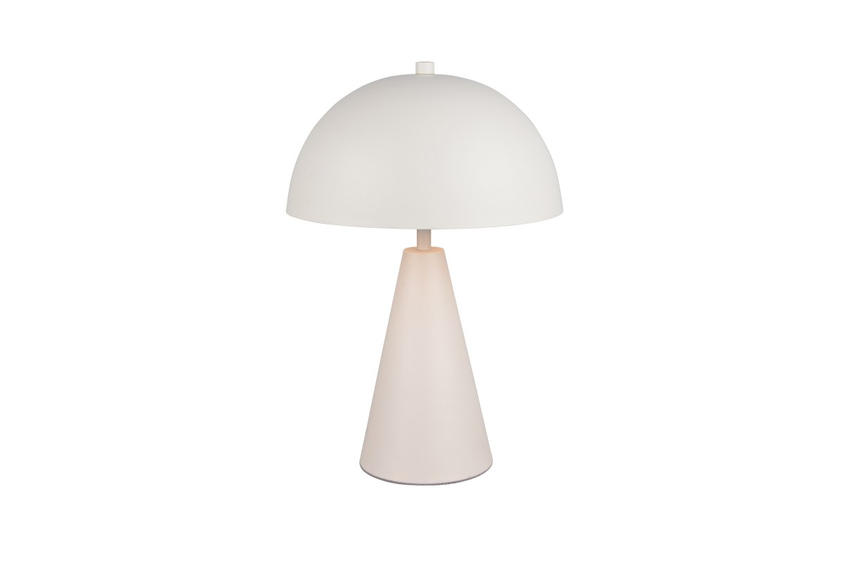 Alfie 43cm Grå bordlampe Fra Trio Lighting - Det minimalistiske designet gjør at lampen smelter inn i enhver innredning samtidig som den fungerer som et dekorativt element.
