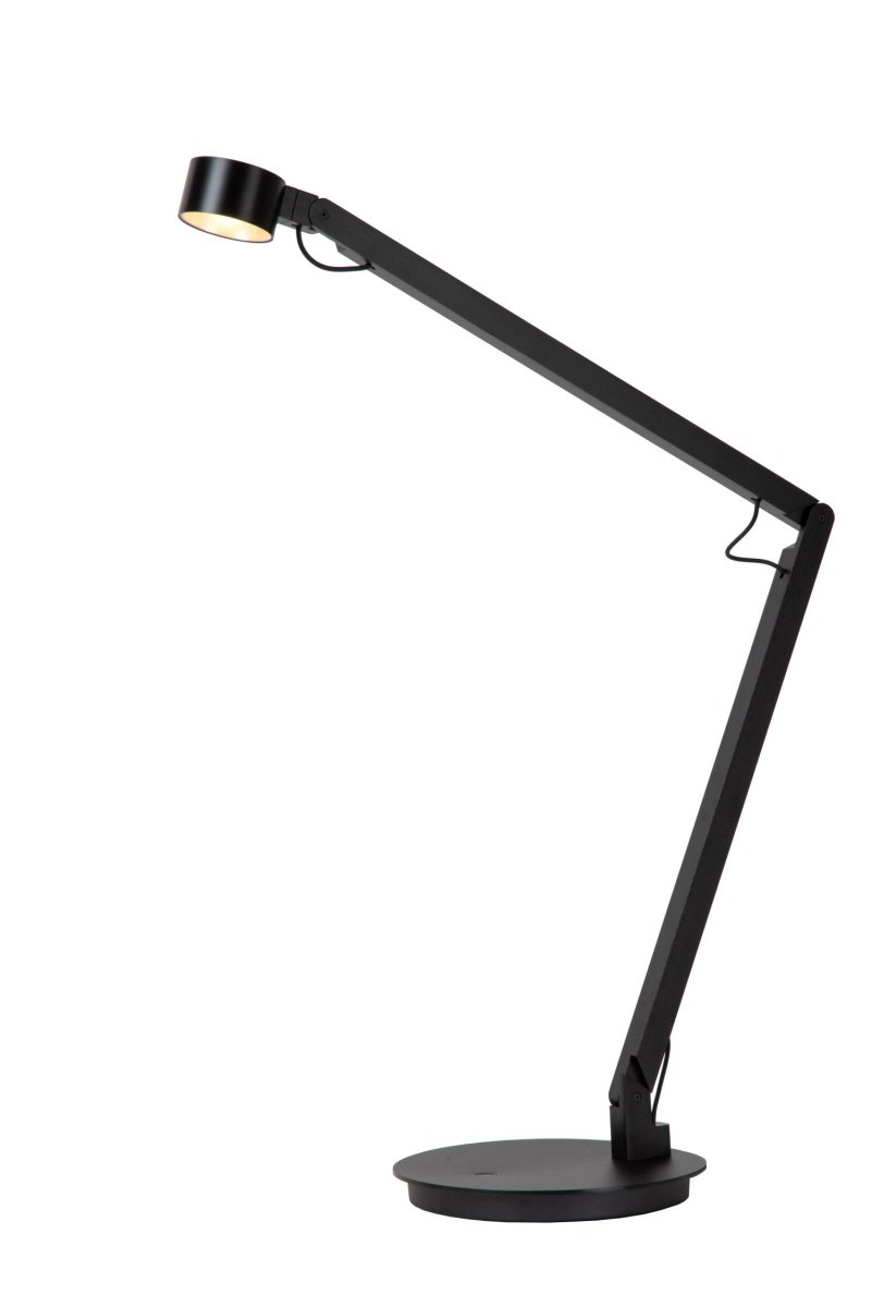 Ogden 90cm Svart skrivebordslampe Fra Lucide - Denne bordlampen gj&oslash;r akkurat det den gj&oslash;r best: gir deg tydelig belysning av oppgavene p&aring; bordet.