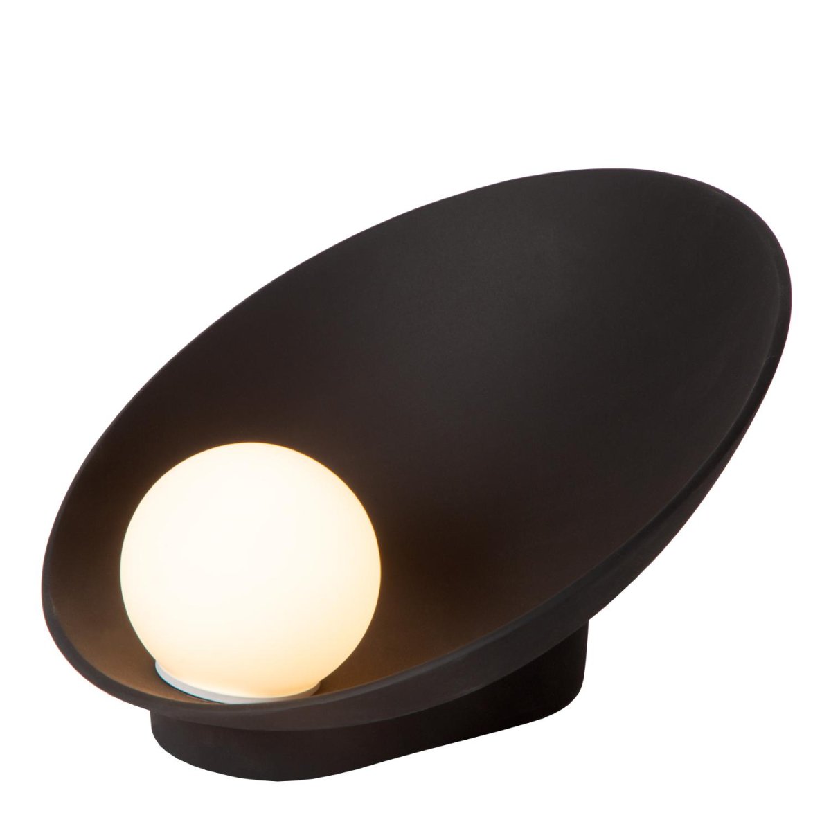 Raynell 15cm Svart bordlampe Fra Lucide - Raynell ligner en unik perle som noen ganger finnes i &oslash;sters.