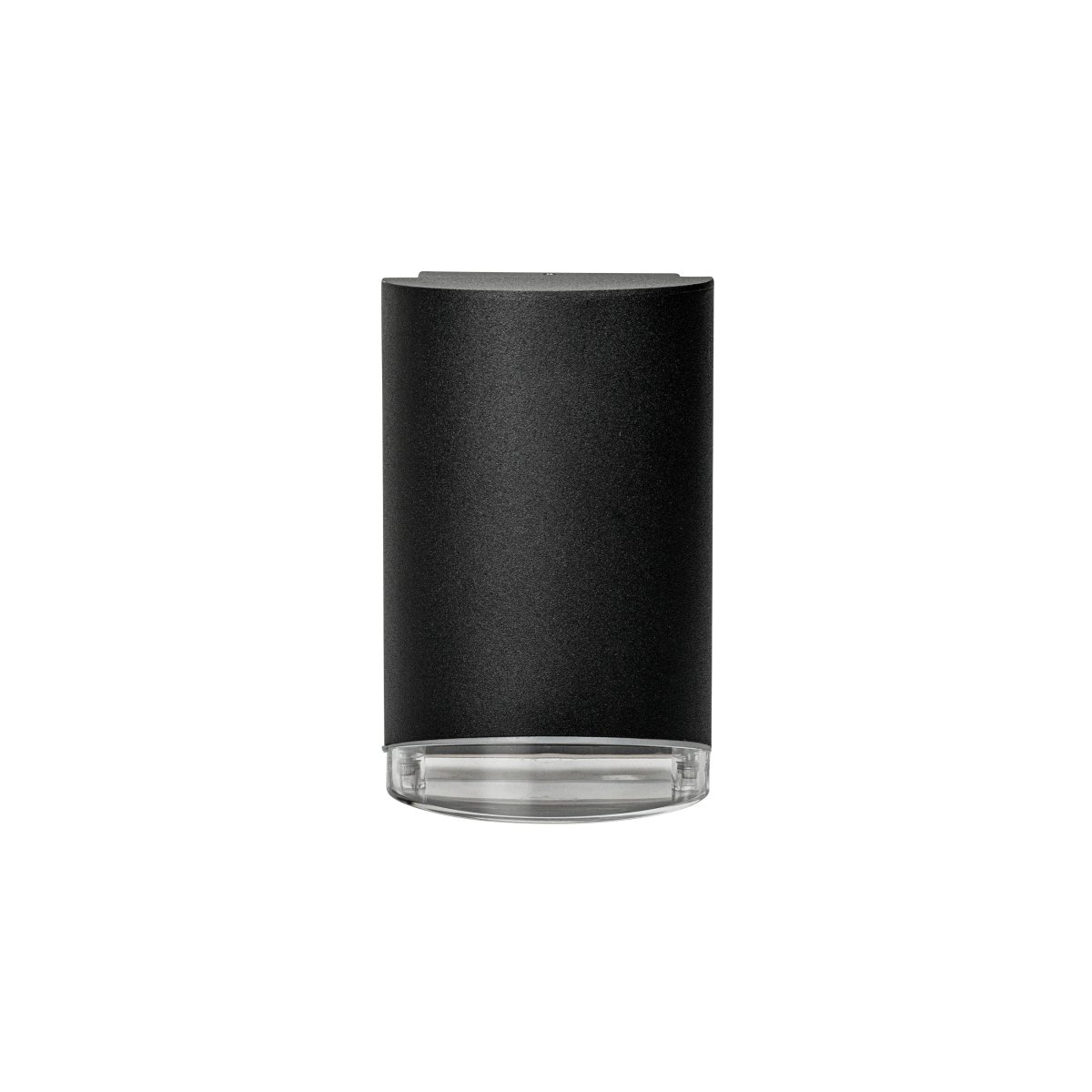 Ribe Svart utendørslampe Fra Dyberg Larsen - Ribe down utevegglampe i matt sort aluminium, er en funksjonell lampe som til tross for størrelsen gir god belysning utendørs.