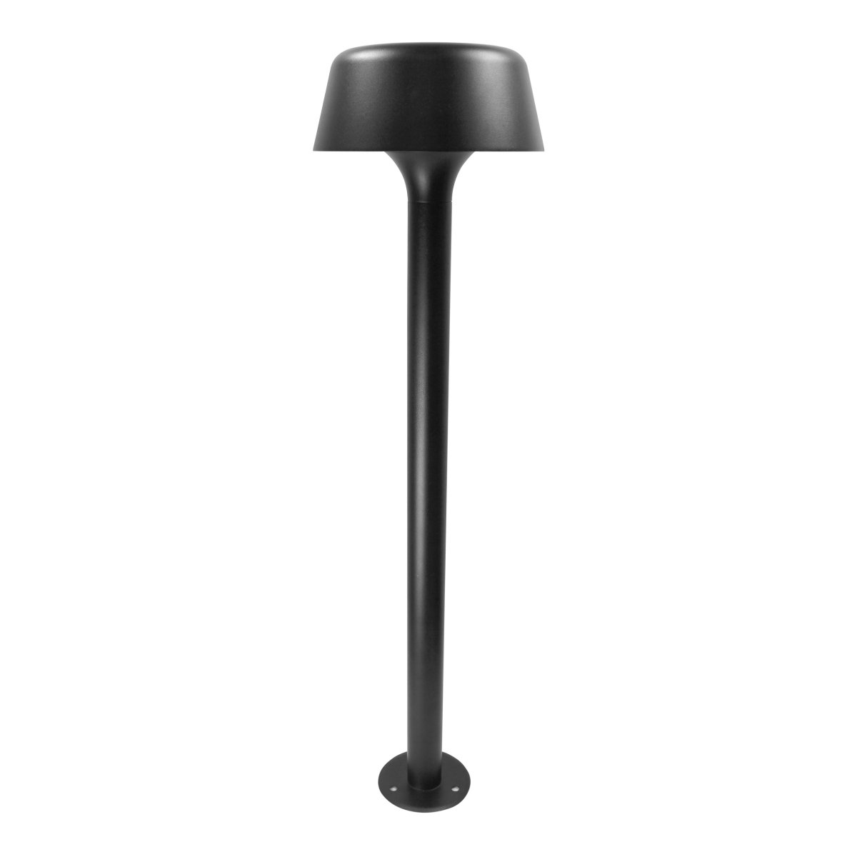 Valencia 80cm Svart pullerter Fra Dyberg Larsen - Designet er stilig og moderne, og lyset faller i en behagelig sirkel rundt lampen og gir et stemningsfullt inntrykk.
