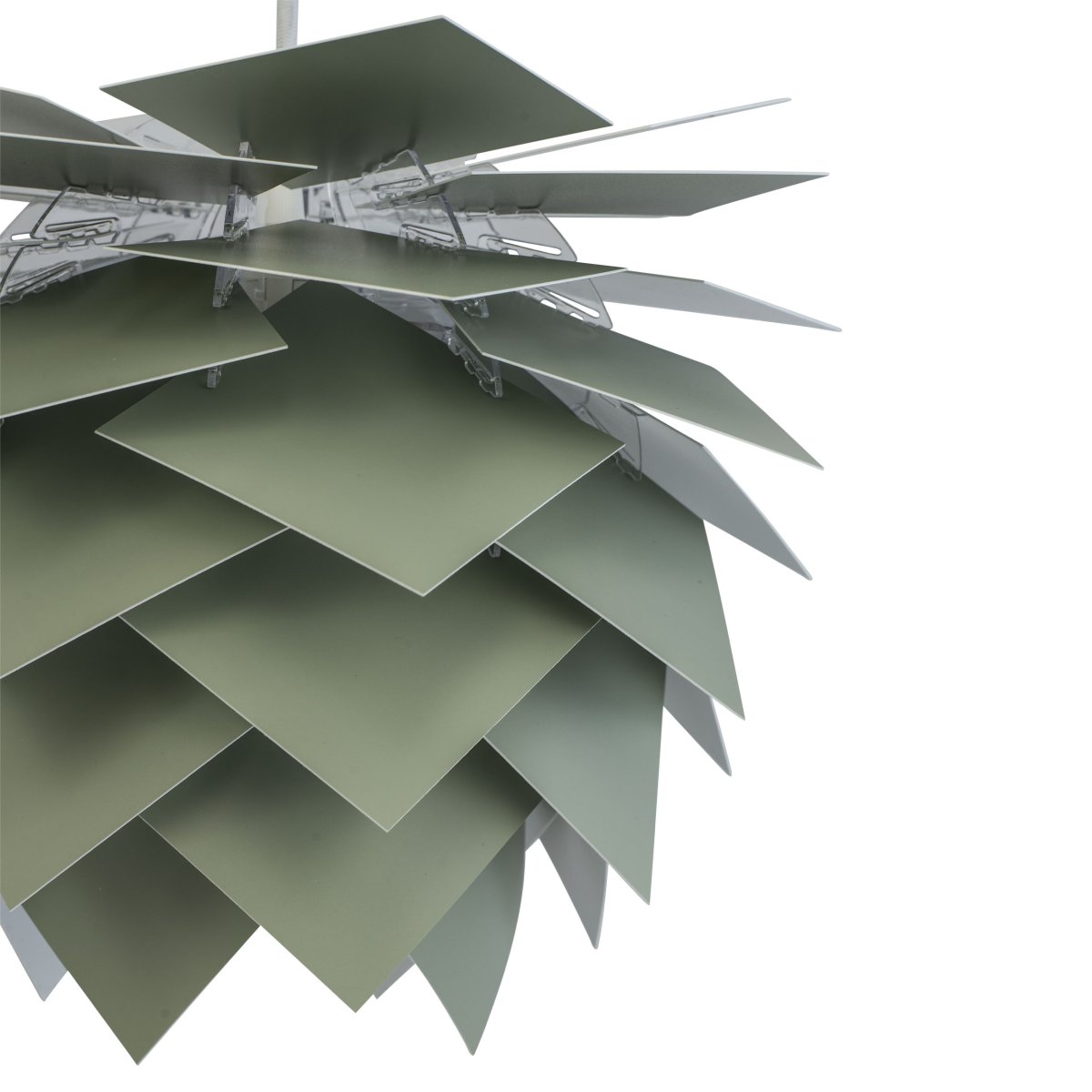 Illumin Ø35 Grønn Taklampe Fra Dyberg Larsen - Lampen leveres i en elegant svart boks med en unik Rosetta takkopp, en 3 meter lang stoffledning og deler som du enkelt kan montere selv.