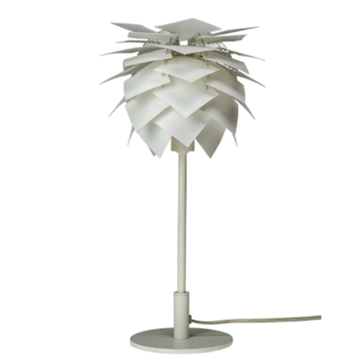 Pineapple 35cm Hvit bordlampe Fra Dyberg Larsen - Ananas bordlampe er et uttrykk for moderne dansk design som kombinerer estetikk med funksjonalitet.