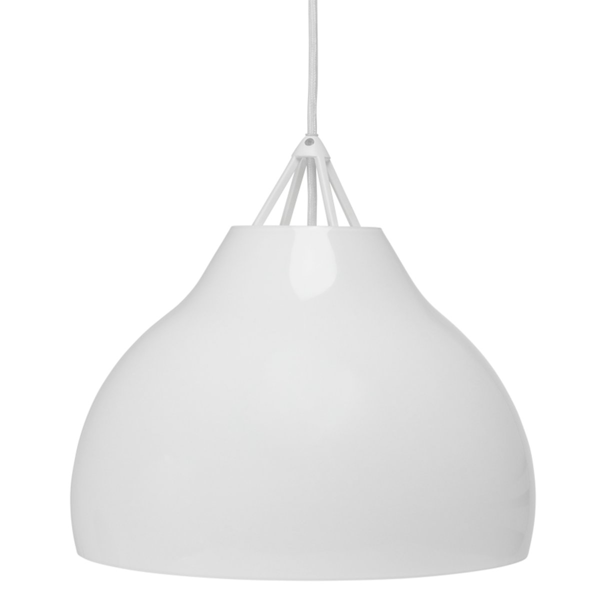 Pyra Ø30 Hvit Taklampe Fra Dyberg Larsen - Pyra er designet av Frank Kerdil for Dyberg Larsen, og er en lampe som gir lyskvalitet og stil til hjemmet ditt.