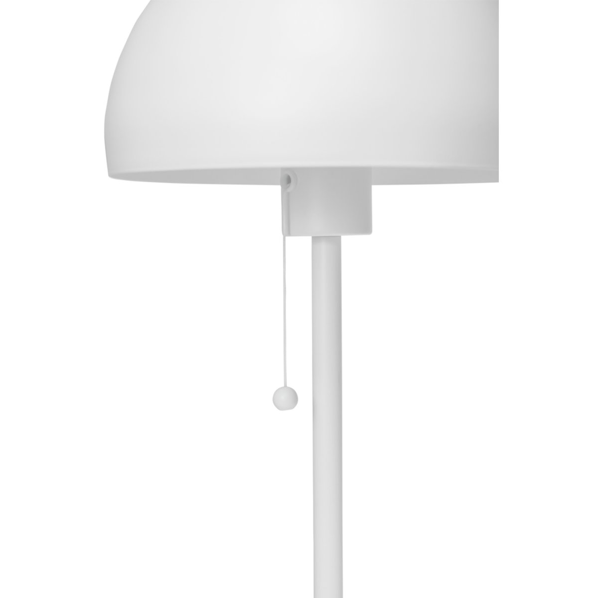 Pyra 60cm Hvit bordlampe Fra Dyberg Larsen - Lampen gir en behagelig glød når den er tent og skaper en koselig atmosfære på hjørnebordet, skrivebordet, vinduskarmen eller i rommet.