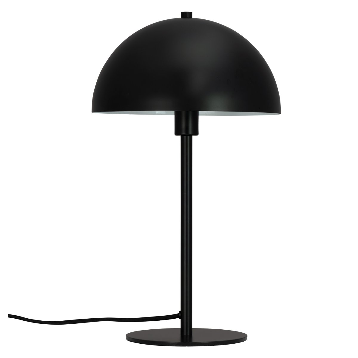 Stockholm 43cm Svart bordlampe Fra Dyberg Larsen - Lampen sprer et mykt og behagelig lys som skaper en behagelig atmosf&aelig;re, uansett om den er plassert p&aring;; skrivebordet, nattbordet eller i stua.
