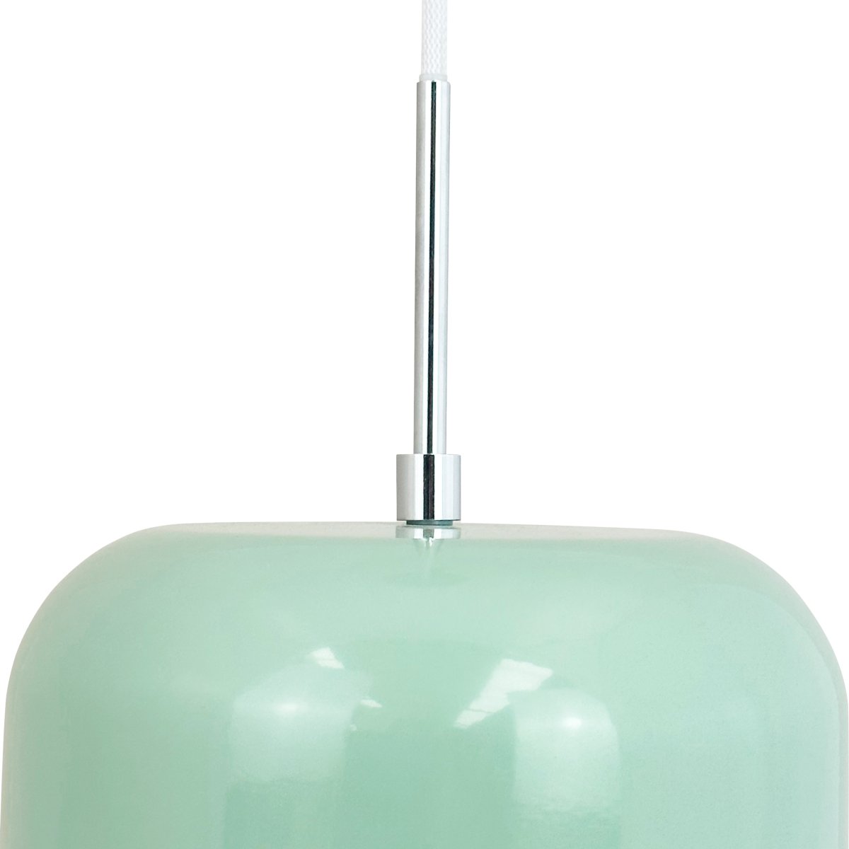 Haipot Ø23 Mynte Taklampe Fra Dyberg Larsen - Lampen er designet av danske Frank Kerdil og produsert i samarbeid med stylist Anette Eckmann, og er inspirert av det japanske universet og Australias vakre farger.
