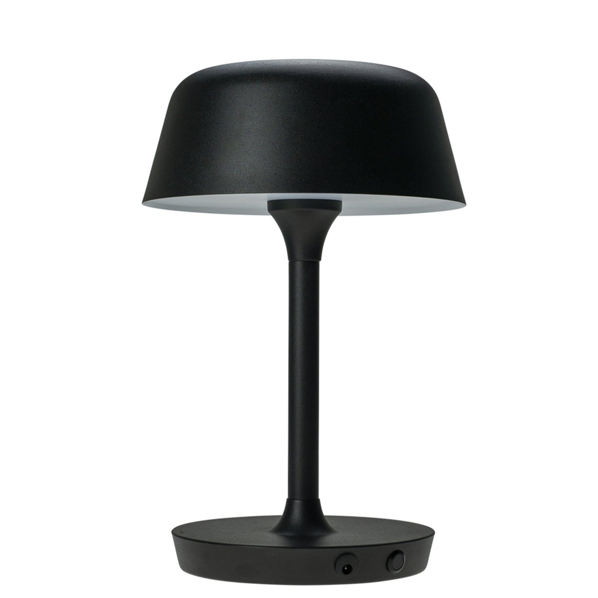 Valencia 30cm Svart bærbar Fra Dyberg Larsen - Den elegante Valencia bordlampen fra Dyberg Larsen i sort er oppladbar og kan plasseres der det trengs mest.