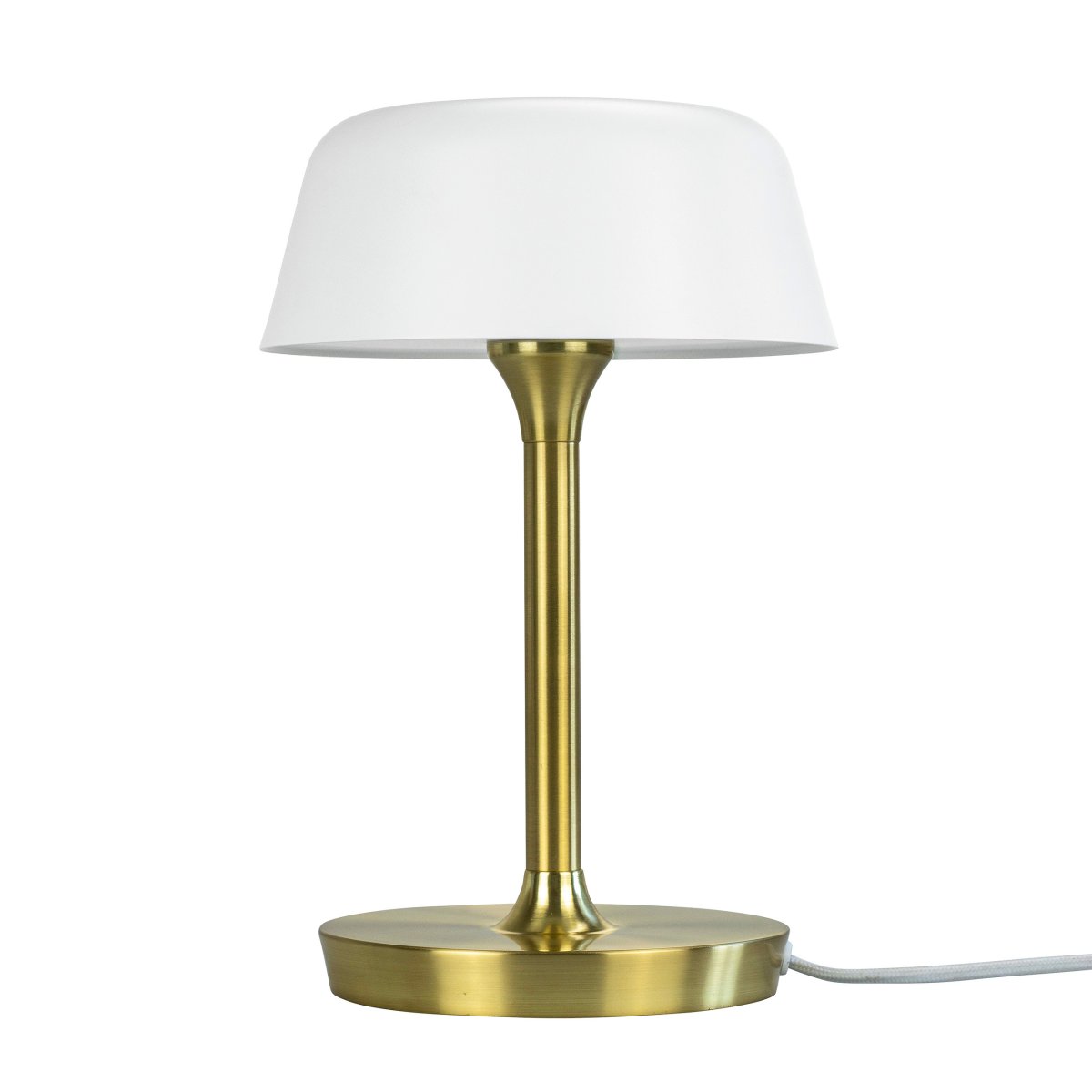 Valencia 30cm Messing bordlampe Fra Dyberg Larsen - Valencia bordlampe er en elegant og unik lampe som sprer et vakkert og behagelig lys.