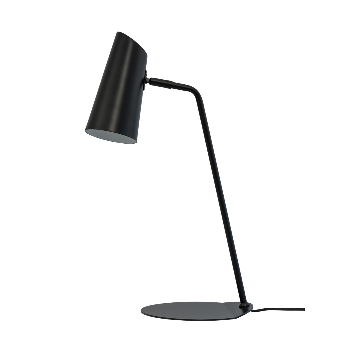 Pallas 55cm Svart skrivebordslampe Fra Dyberg Larsen - Pallas bordlampe i sort metall er en moderne og stilig belysningsløsning.