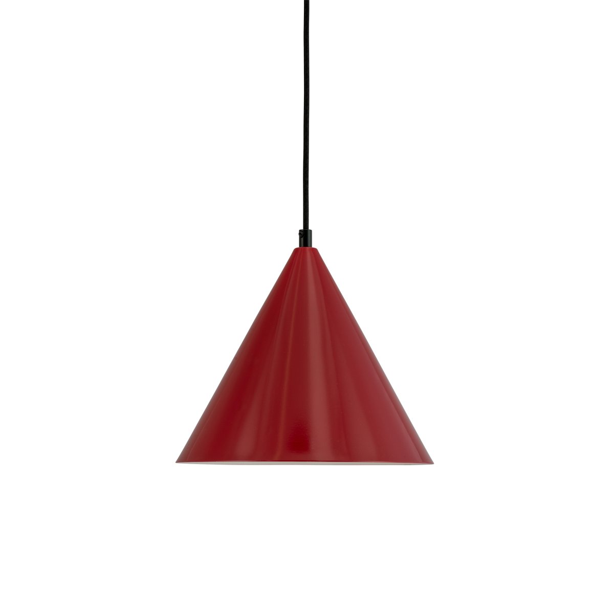 Ron Ø25 Mørk rød Taklampe Fra Dyberg Larsen - Moderne pendel med enkel design og et snev av retro.