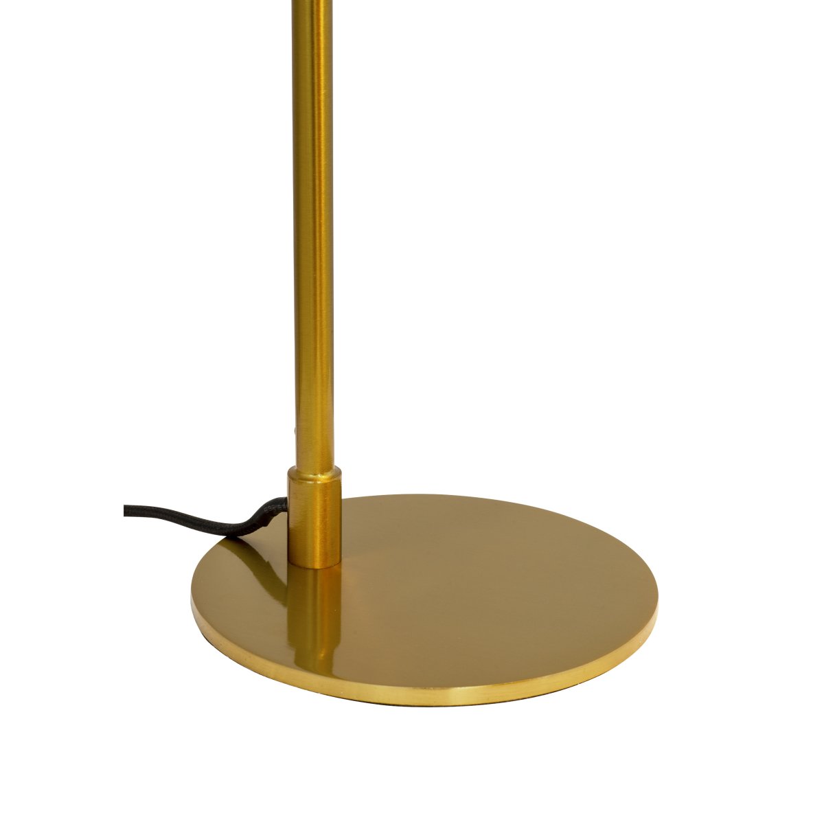 Futura 40cm Messing skrivebordslampe Fra Dyberg Larsen - Futura er en stilig bordlampe i messing og sort, en perfekt kombinasjon av klassisk design og moderne funksjon.