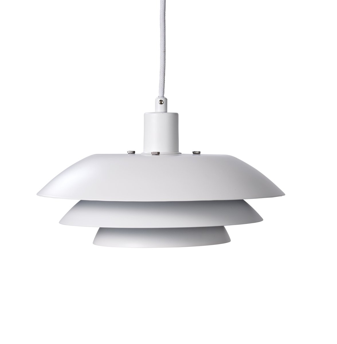 DL31 Ø31 Hvit Taklampe Fra Dyberg Larsen - DL31-anhenget har en klassisk stil inspirert av rene og enkle linjer.