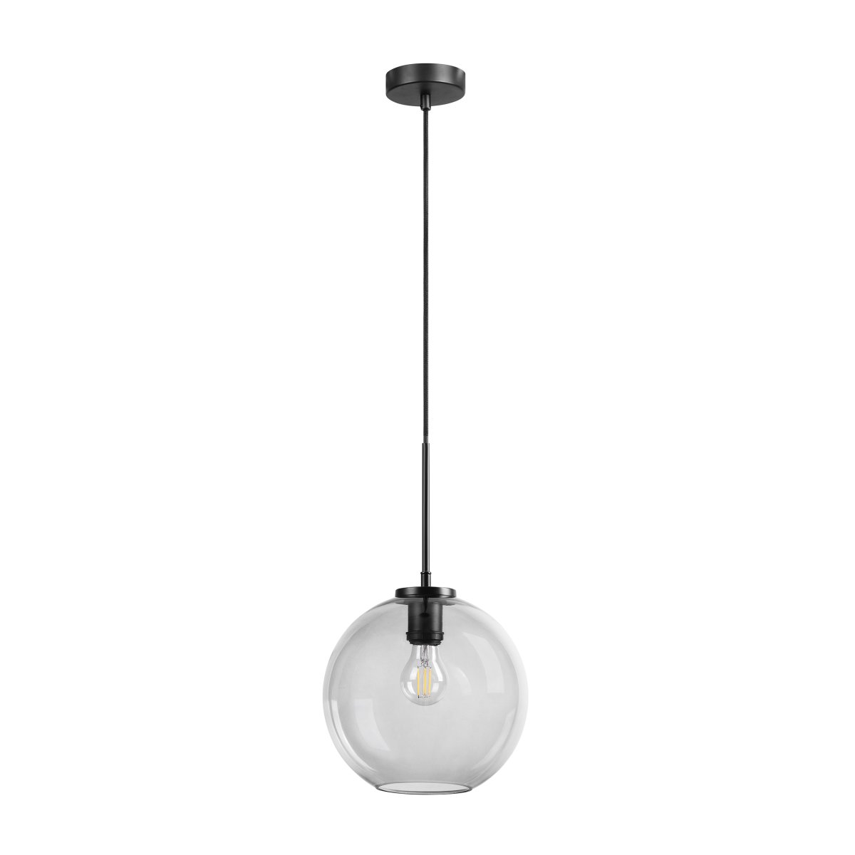 Loop Ø25 Svart Taklampe Fra Dyberg Larsen - Loop pendel er en elegant og stilig taklampe som tilfører en herlig atmosfære til hjemmet.