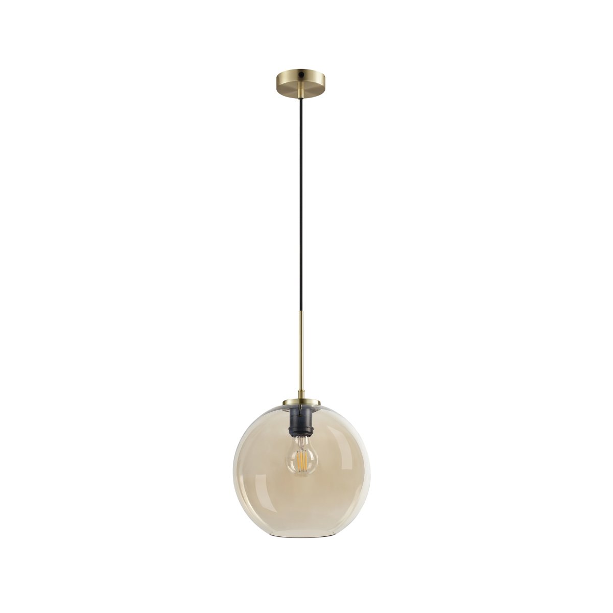 Loop Ø25 Messing Taklampe Fra Dyberg Larsen - Loop pendel er en elegant og stilig taklampe som tilfører en herlig atmosfære til hjemmet.