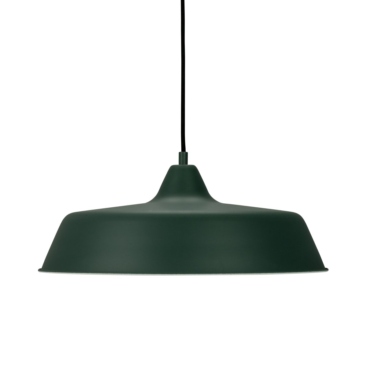 Raw Ø40 Mørk grønn Taklampe Fra Dyberg Larsen - Raw pendel er en moderne og stilig taklampe laget av metall med et sjarmerende design.